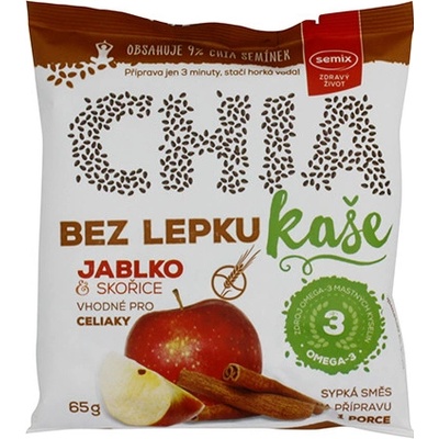 Semix Chia kaše bez lepku jablko skořice 65 g