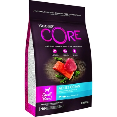 Wellness Core Dog Ocean Adult Small losos a tuniak 5 kg
