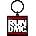 Run DMC Logo Ключодържател (RDMCKEY02)