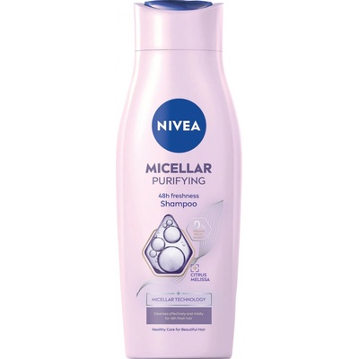 Nivea osviežujúci micelárny šampón pre normálne až mastné vlasy 400 ml