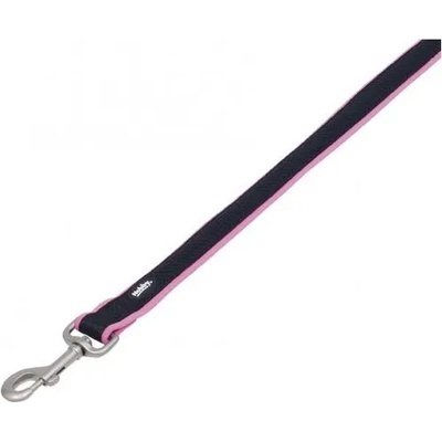 Nobby Повод mesh preno nobby, найлон, мрежа с неопренова подплата, розов, ширина - 20-25 мм, дължина - 120 см, Германия - 80546-15