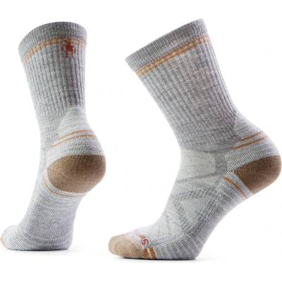 Smartwool Дамски туристически чорапи Smartwool Women's Performance Hike Light Cushion Crew Walking socks - Light Grey / White (201-4063-0811)