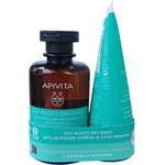 APIVITA Комплект Oily Roots Dry Ends - Шампоан и Балсам, 250 + 150 ml - ozone