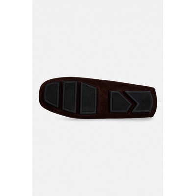Велурени мокасини Calvin Klein SQUARE DRIVER SUEDE (HW0HW02844)
