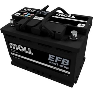 MOLL 74Ah 720A right+