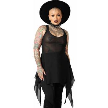 Image 1 of KILLSTAR дамски потник (туника) KILLSTAR - Lilith's Blood Mesh - Черен - KSRA005666