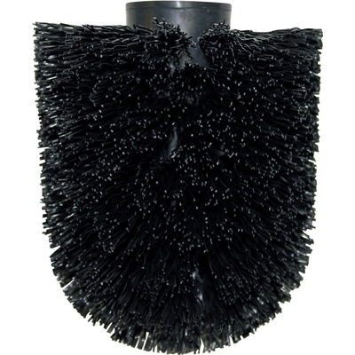 Spirella náhradní WC štětková hlavice, černá, průměr 80 mm 10 15628