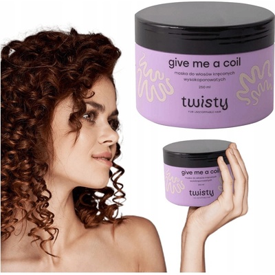 Twisty Give Me A Coil maska na kučeravé vlasy s vysokou pórovitosťou 250 ml