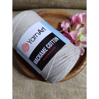 Pletací příze Macrame Cotton 250 g 753 béžová