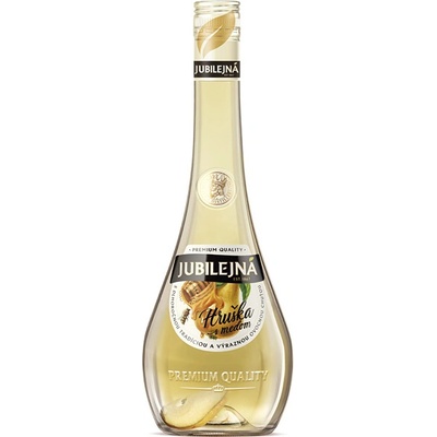 Jubilejná Hruška s medom 30% 0,7 l (holá láhev) – Zboží Mobilmania