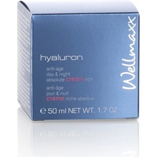 Wellmaxx Hyaluron Day/Night Creme (denný a nočný hyaluronový krém Absolute rich) 50 ml