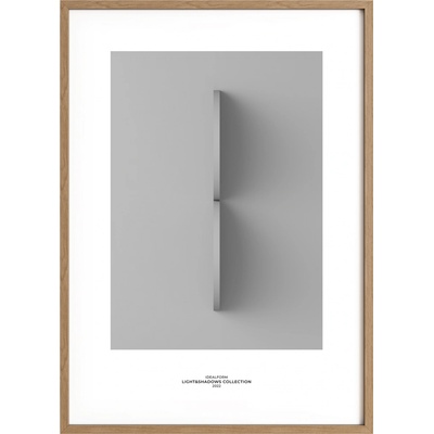 Idealform Poster no. 8 Arched shapes Barva: Silver grey, Velikost: 500x700 mm