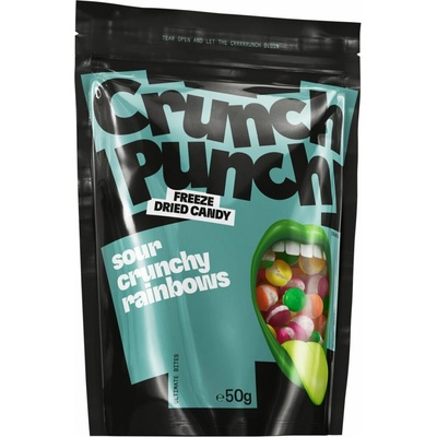 Crunch Punch Sour Crunchy Rainbows mrazem sušené bonbóny 50 g