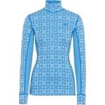 Kari Traa Дамско мериносово термобельо Kari Traa Women's Rose Half-Zip Merino base layer - Ocean (115-1317-3113)
