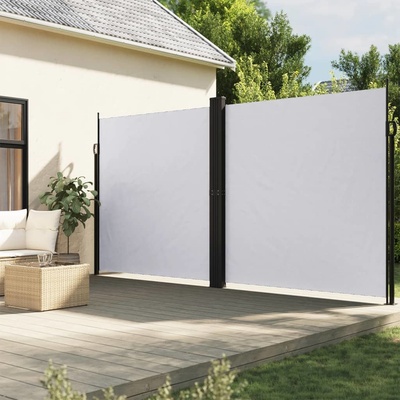 vidaXL Zatahovací boční markýza 220 x 600 cm Bílá