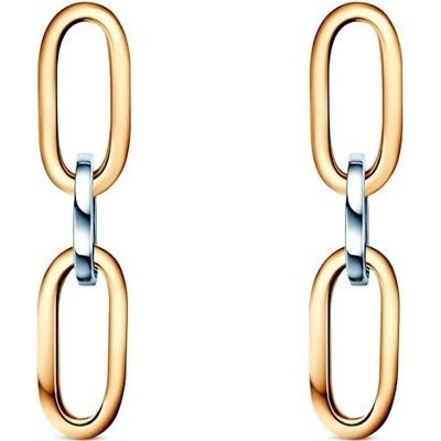 SAVICKI Náušnice Dualéa: Strieborné pozlatené B-K-K0691-00264-925-ZB