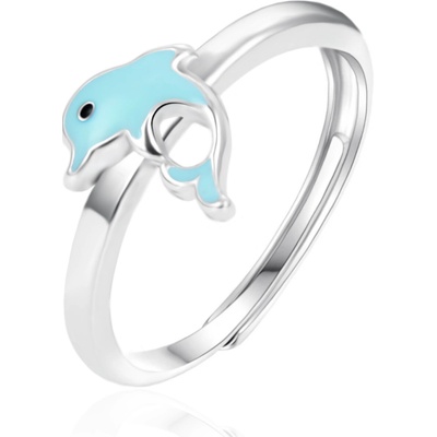 Agato stříbrný prsten s delfínem AGT RD02