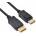 Roline Кабел Roline 11.04. 6022, от DisplayPort(м) към DisplayPort(м), 10K, 2m, черен (11.04.6022)