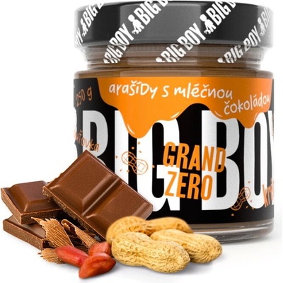 Big Boy Arašidové máslo Grand Zero mliečna čokoláda 250 g