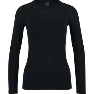 Odlo Дамско синтетично термобельо Odlo Women's Baselayer L/S Performance Light Eco Synthetic base layer - Black - размер XL (114-2766-0115)