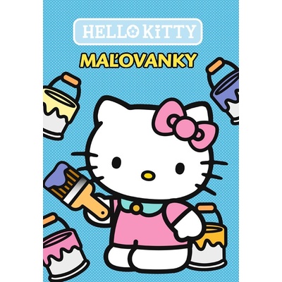 Hello Kitty Maľovanky so samolepkami