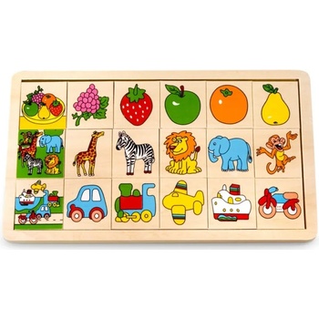 Image 1 of Pino Toys Логически пъзел Pino - 3 теми (4792)