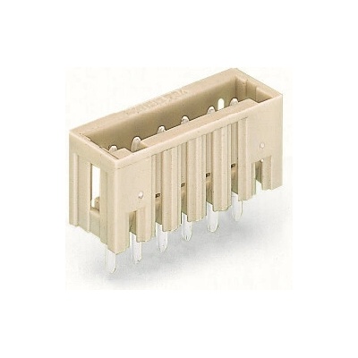 WAGO Konektor 734-133 s pájecími piny THT Pájecí kontakt 1,0 × 1,0 mm Rovné provedení, šedá 734-133