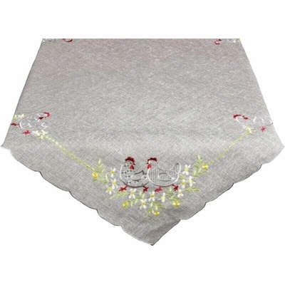 Dekortextil ubrus Slepičky šedé 85x85 cm