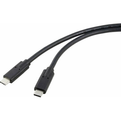 Renkforce RF-5241746 USB-C USB 4.0 USB-C ® zástrčka USB-C ® zástrčka 1m černý