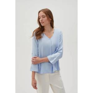 Moodo Светлосиня дамска блуза Moodo Moodo | Sin | ЖЕНИ | XS - zoot - 37,98 лв
