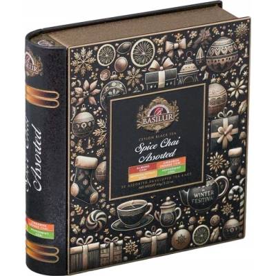 Basilur Spice Chai Výber čiernych čajov 4 príchute 32 vrecúšok 64 g