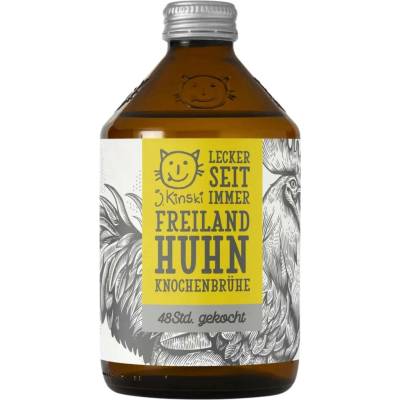 J.Kinski Bio vývar z kuřecích kostí z volného chovu 525 ml