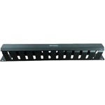 Hikvision Аранжиращ панел Hikvision DS-1CM1U12, за кабели, 12x порта, 1U, черен (DS-1CM1U12)
