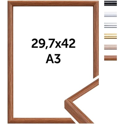 Doerr WOOD FRAME 29,7x42 cm, A3 fotorám (pasparta na 21x29,7 cm, A4) – Zboží Živě