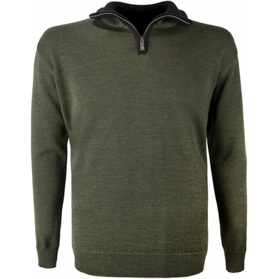 Kama L4105 Merino sveter tmavozelený