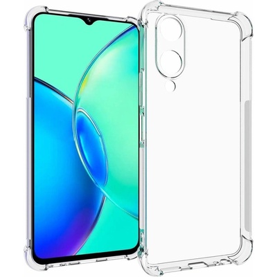 vivo Удароустойчив TPU Калъф за vivo Y17s 4G / Y28 5G / Y33t - Airbag технология, вкл. Протектор, Прозрачен