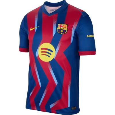 Nike Barcelona Fourth Shirt 25/26 Mens - Blue/ Yellow