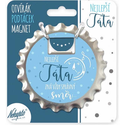 Nekupto Otvírák na pivo, podtácek Nejlepší táta zná vždy správný směr