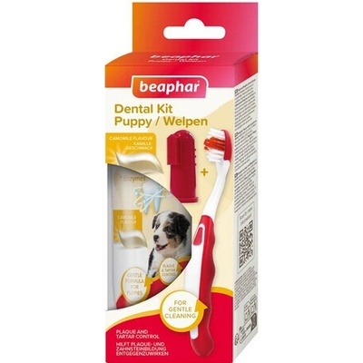 Beaphar Puppy Dental Kit zubní kartáček a pasta na zuby 50 g