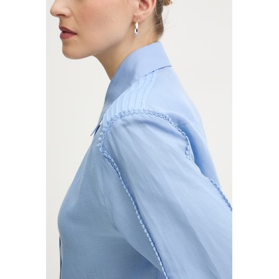 Silvian Heach Риза с лен Silvian Heach FARIN (GPP26261CA)