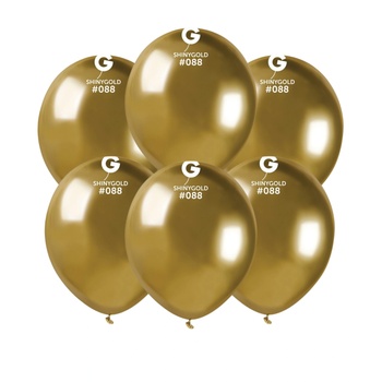 Image 1 of Gemar хромиран балон - златен 13 см 100 бр