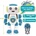 Lexibook Образователен детски робот с дистанционно управление - Lexibook Powerman Junior Educational Robot (син) (ROB20EN)