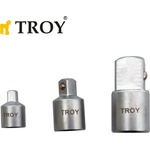 TROY Комплект адаптери за вложки 3/8 x 1/4, 1/2 x 3/8, 1/2 x 3/4 / Troy 26136 / (T 26136)