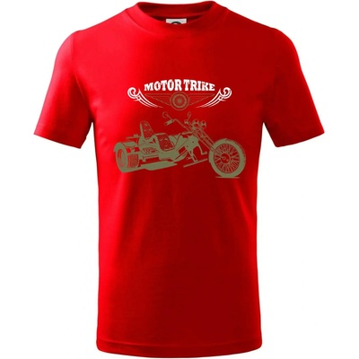 Moto trike tričko detské červená