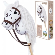 Koník na tyči Hobby Horse z kolekce HOPPIHORSE Sport Edition v barvě bílého leoparda