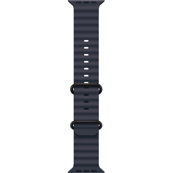 Apple Каишка от Apple за Apple Watch 49mm Band: Navy Ocean Band - Black Titanium Finish (MYPA3ZM/A)