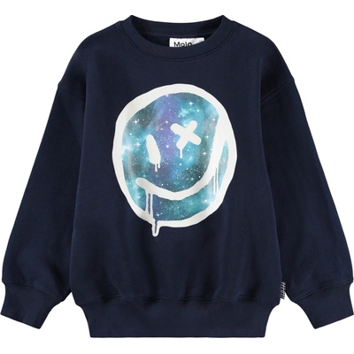 Molo dětská mikina Mar Drippy Galaxy
