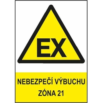 Nebezpečí výbuchu ZÓNA 21, Fólie A6