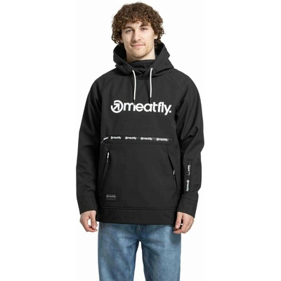Meatfly мъжко softshell яке Jax Black / White | Meatfly | Cheren | МЪЖЕ | S