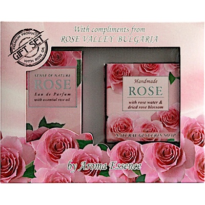 Aroma Essence Gift Set EDP ROSE 12 ml + mydlo ROSE 60 g darčeková sada
